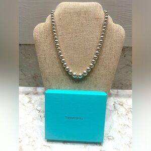 Graduated ball necklace Tiffany and Co